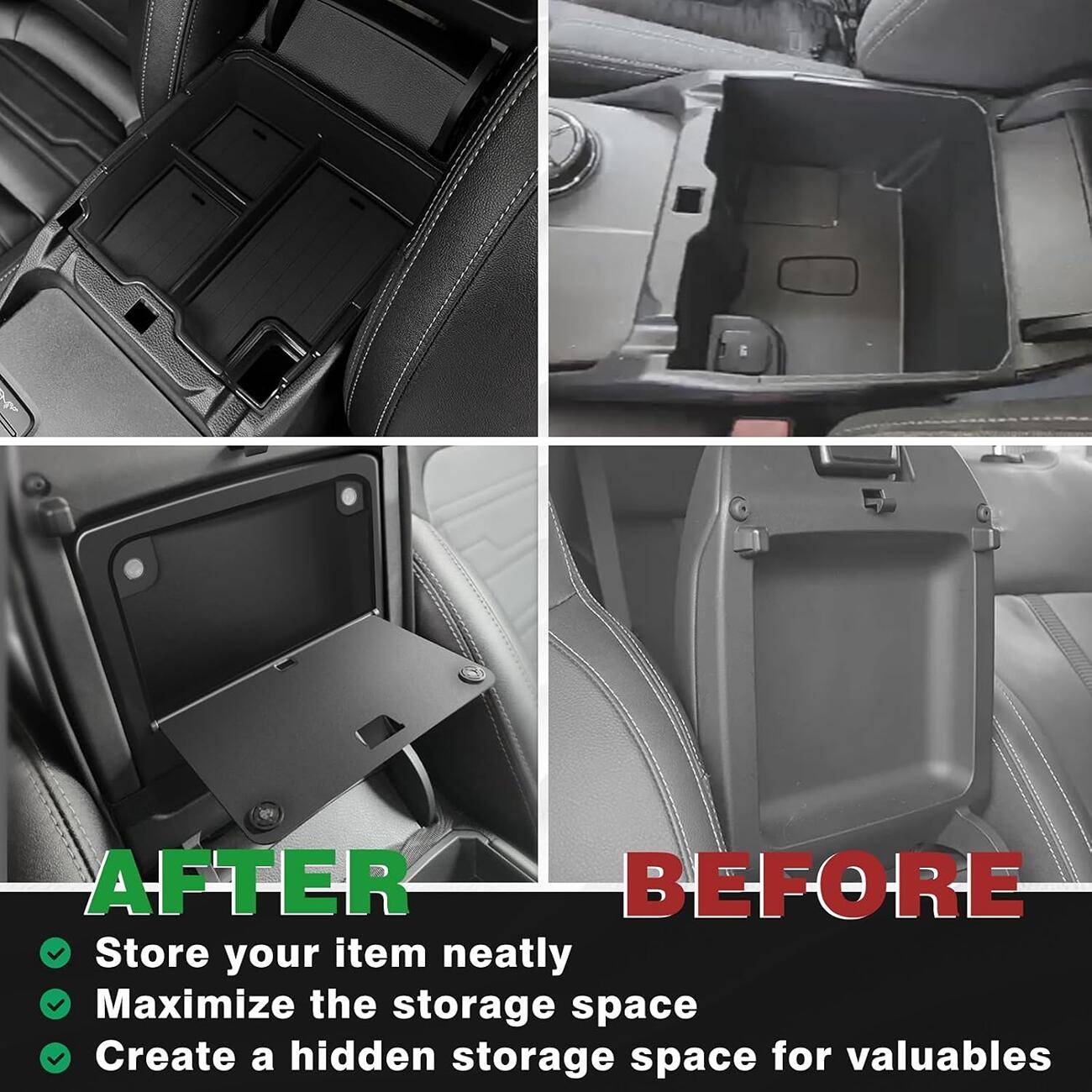 Ford Ranger Introduction: Center Console organizers by Muslogy 1731486940569-ml