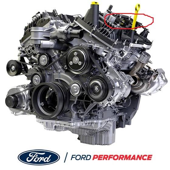 Ford Ranger Spark plug location 3.0 ecoboost