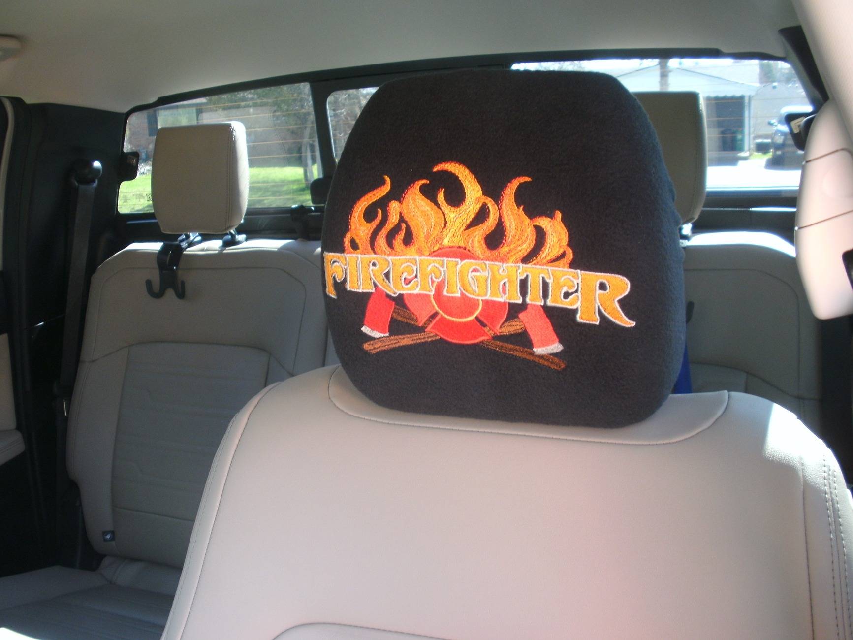 Ford Ranger Where do you buy vinyl graphic decals? Headrest drv side