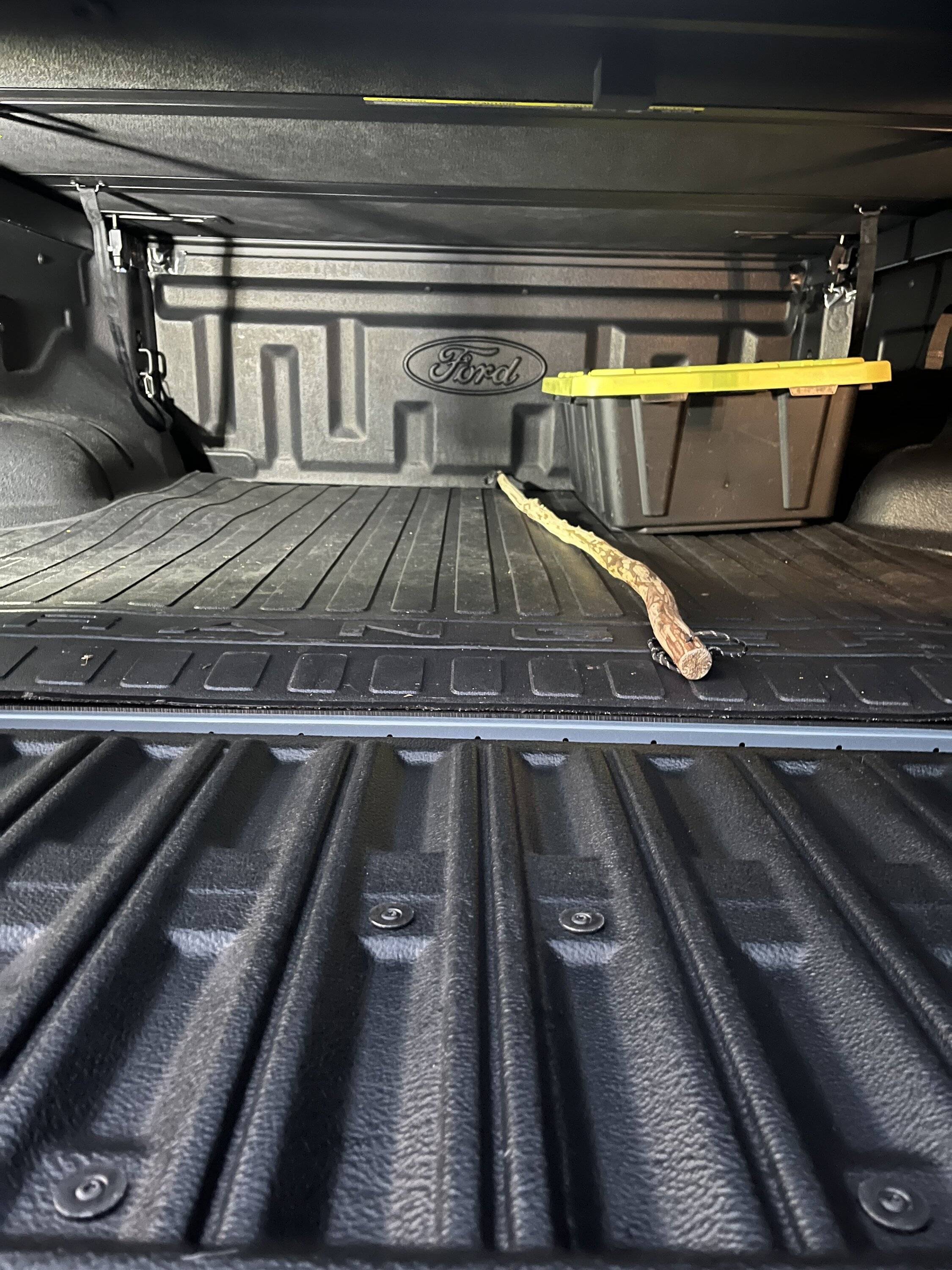 Ford Ranger Bed lighting after mounting solid fold cover IMG_0614