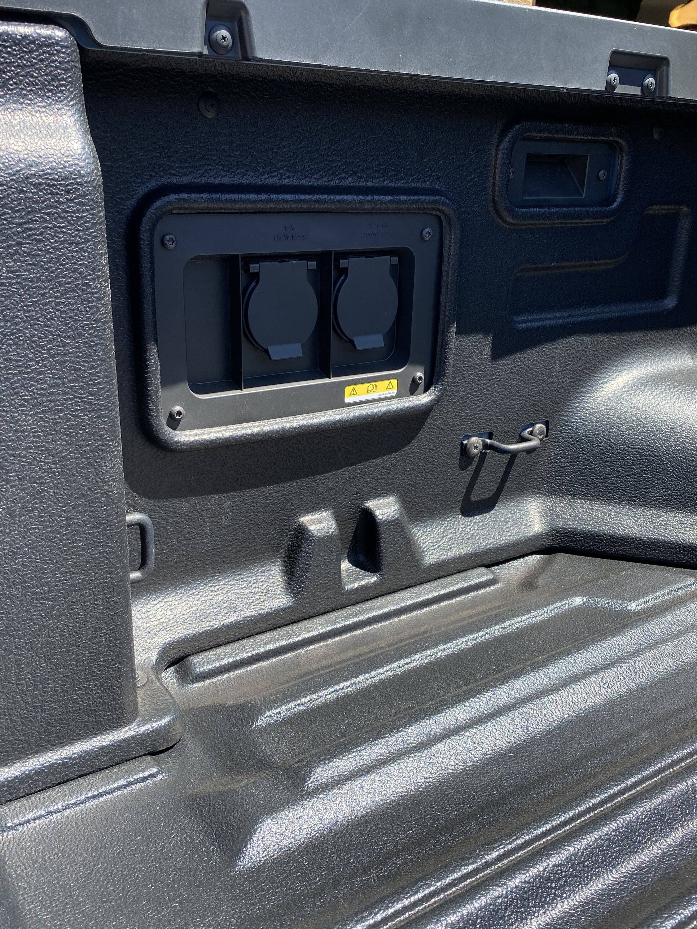 Ford Ranger Ford Accessory Bed Liner and Keypad Installed IMG_2780