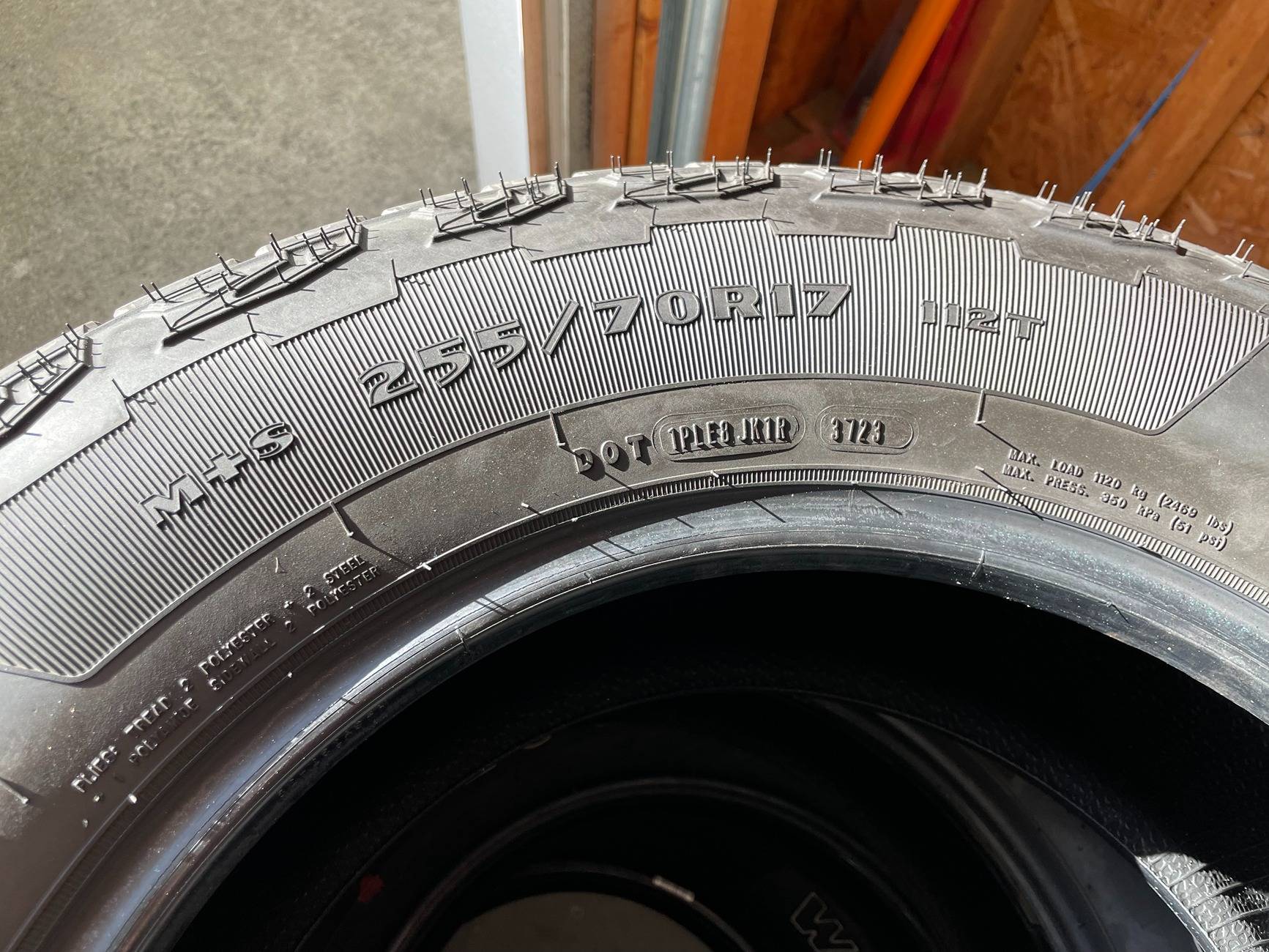 Ford Ranger For Sale - 4 Goodyear Wrangler AT/S Tires - 255/70R17 (plus full size spare) IMG_4699