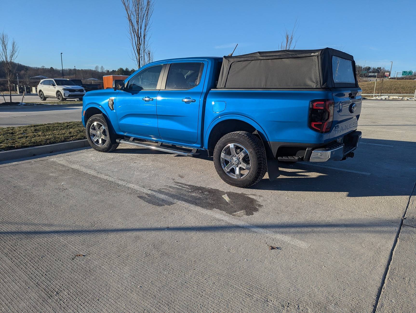Ford Ranger RallyFlapz mud flaps installed on US XLT PXL_20241223_205914384