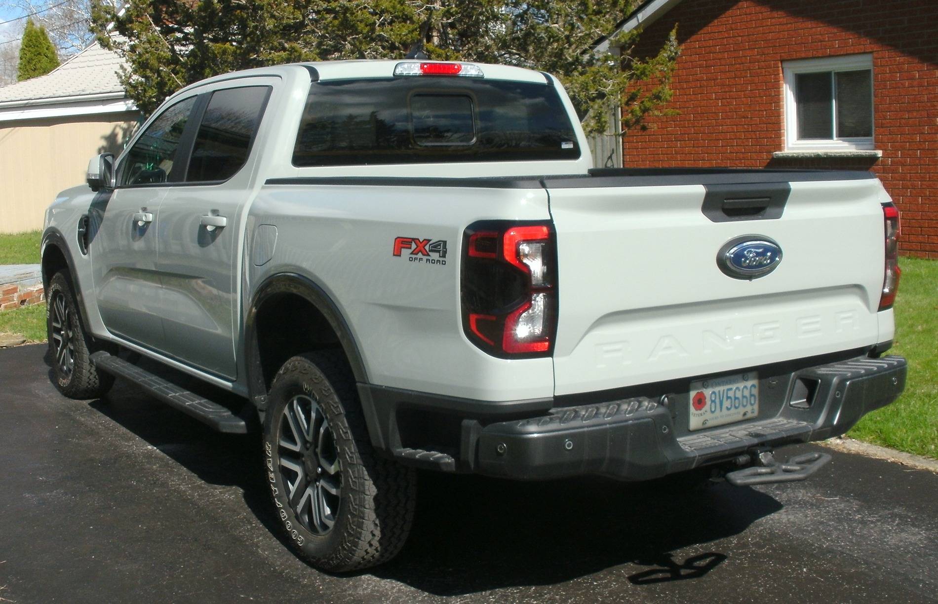 Ford Ranger Hitch Plug for Ranger Raptor - post yours here Rear drv view