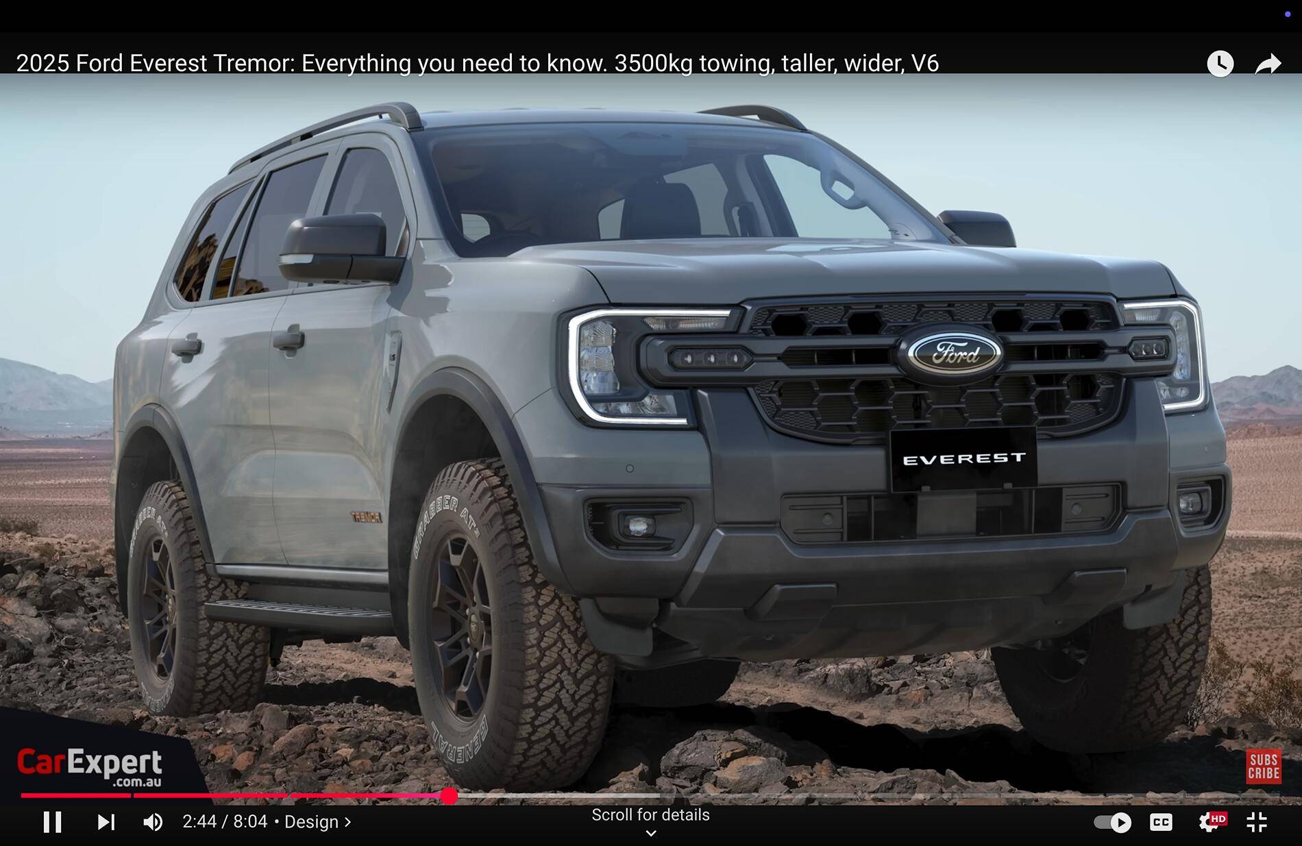 Ford Ranger Ford’s future direction: CEO wants Ford to be known as "the Porsche of off-road." Screenshot 2025-01-18 at 9.59.20 PM