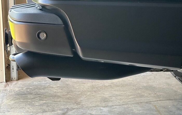 Aftermarket exhaust tips (Fabulous Fabrications) installed on my Ranger Raptor