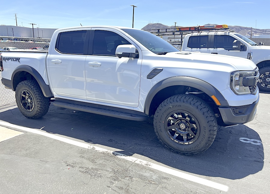 My Ranger Raptor Mounted W  Icon Rebound Wheels Powder Coated Gloss 